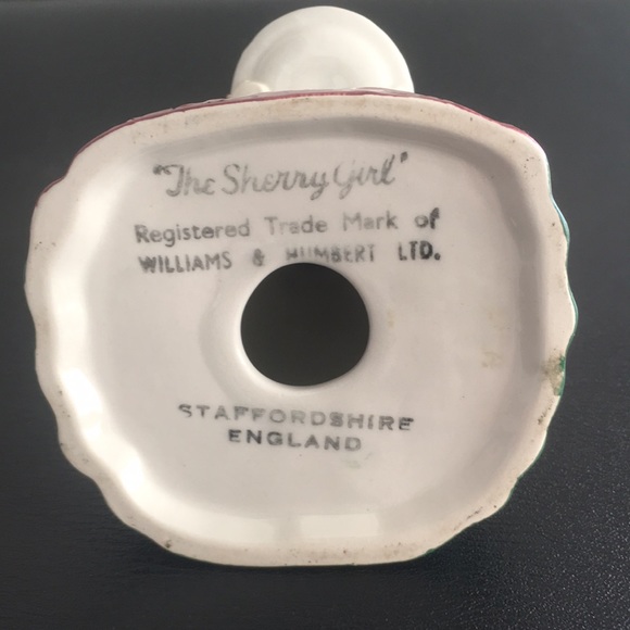 Vintage China 6.5" . THE SHERRY GIRL. 1920/30’s - Picture 9 of 9